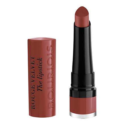 BOURJOIS Paris Rouge Velvet The Lipstick matná rtěnka 2.4 g odstín 24 pari´sienne