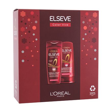 L´Oréal Paris Elseve Color-Vive sada šampon Elseve Color Vive 250 ml + balzám na vlasy Elseve Color Vive 200 ml pro ženy