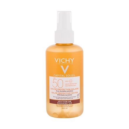 Vichy Capital Soleil Solar Protective Water Enhanced Tan SPF50 opalovací voda pro intenzivnější opálení 200 ml 200 ml