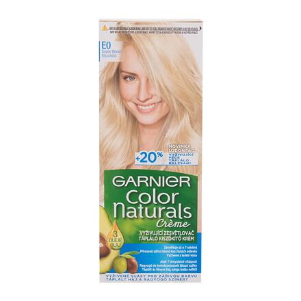 Garnier Color Naturals Créme permanentní zářivá barva na vlasy 40 ml odstín E0 Super Blonde pro ženy