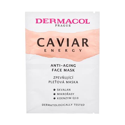 Dermacol Caviar Energy revitalizační pleťová maska 2x8 ml pro ženy