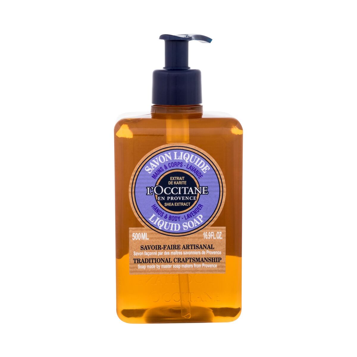 L'Occitane Lavender Liquid Soap tekuté mýdlo s levandulovým olejem a bambuckým máslem 500 ml pro ženy