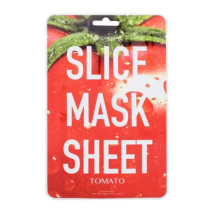 Kocostar Slice Mask Tomato regenerační a obnovující pleťová maska 20 ml pro ženy