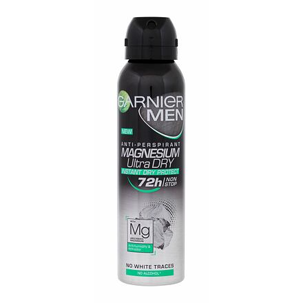 Garnier Men Magnesium Ultra Dry 72h deospray antiperspirant 150 ml pro muže