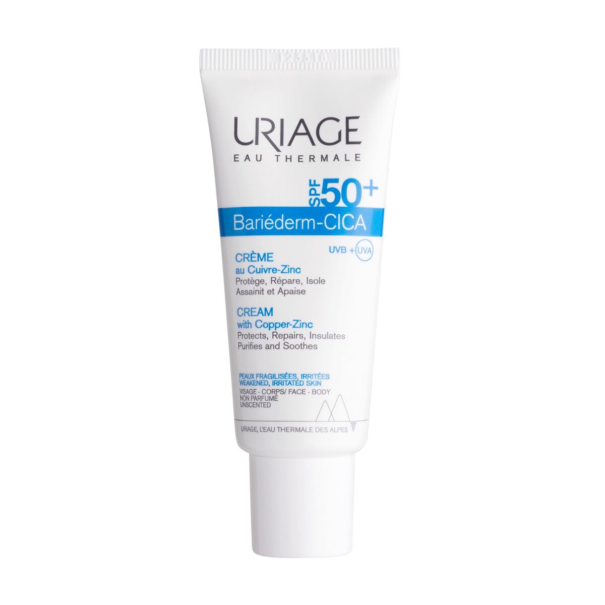 Uriage Bariéderm CICA Cream SPF50+ ochranný krém pro citlivou pokožku se sklonem k různým podrážděním 40 ml 40 ml unisex