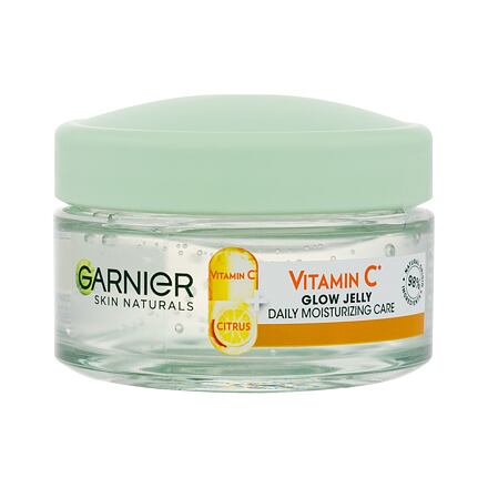 Garnier Skin Naturals Vitamin C Glow Jelly Daily Moisturizing Care rozjasňující a hydratační pleťový gel s vitamínem c 50 ml pro ženy