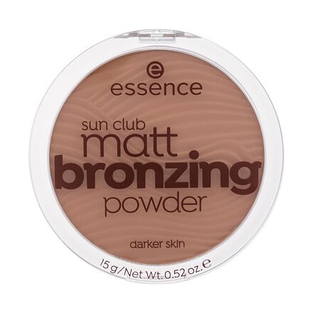Essence Sun Club Matt Bronzing Powder matující bronzer 15 g odstín 02 sunny