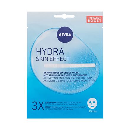 Nivea Hydra Skin Effect Serum Infused Sheet Mask hydratační textilní maska pro ženy
