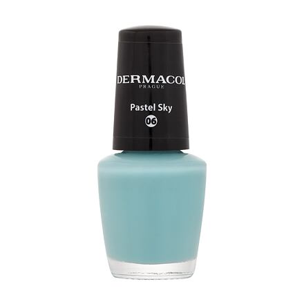 Dermacol Mini Pastel dlouhotrvající lak na nehty 5 ml 06 Pastel Sky