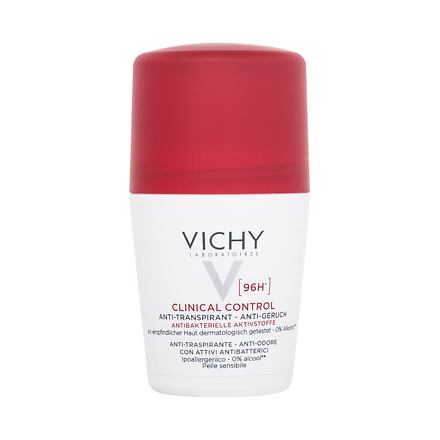 Vichy Clinical Control Detranspirant Anti-Odor 96H antiperspirant proti nadměrnému pocení 50 ml pro ženy
