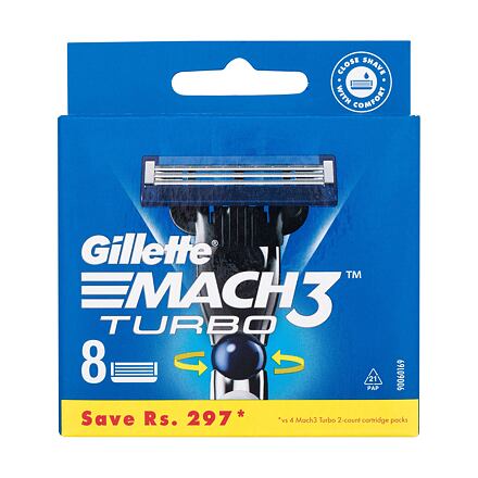 Gillette Mach3 Turbo náhradní břit 8 ks pro muže