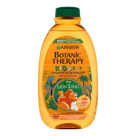 Garnier Botanic Therapy Kids Lion King Shampoo & Detangler šampon 2v1 s vůní meruňky a bavlníkového květu 400 ml pro děti