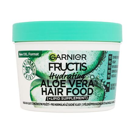 Garnier Fructis Hair Food Aloe Vera Hydrating Mask vyživující maska pro normální až suché vlasy 400 ml pro ženy