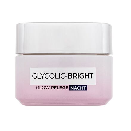 L'Oréal Paris Glycolic-Bright Glowing Cream Night rozjasňující noční pleťový krém 50 ml pro ženy