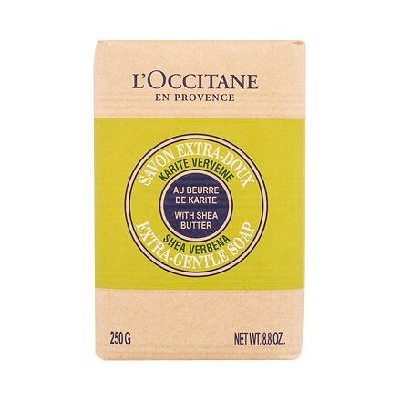 L'Occitane Shea Butter Verbena Extra-Gentle Soap extra jemné mýdlo s bambuckým máslem a verbenou 250 g pro ženy