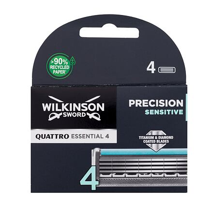 Wilkinson Sword Quattro Essential 4 náhradní břit 4 ks pro muže