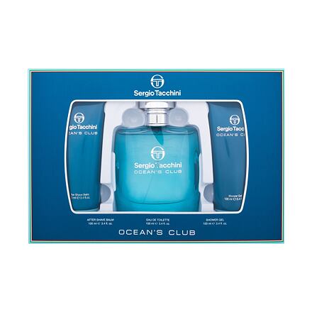 Sergio Tacchini Ocean´s Club : EDT 100 ml + sprchový gel 100 ml + balzám po holení 100 ml pro muže