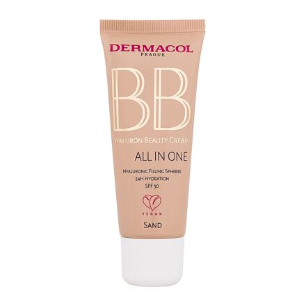 Dermacol BB Cream Hyaluron Beauty Cream All In One SPF30 hydratační bb krém 30 ml 01 Sand