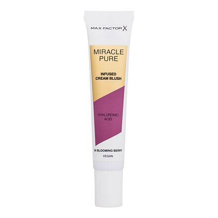 Max Factor Miracle Pure Infused Cream Blush hydratační krémová tvářenka 15 ml odstín 04 Blooming Berry