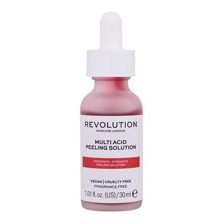 Revolution Skincare Multi Acid Moderate - Strength Peeling Solution peelingové sérum pro citlivější pleť 30 ml pro ženy