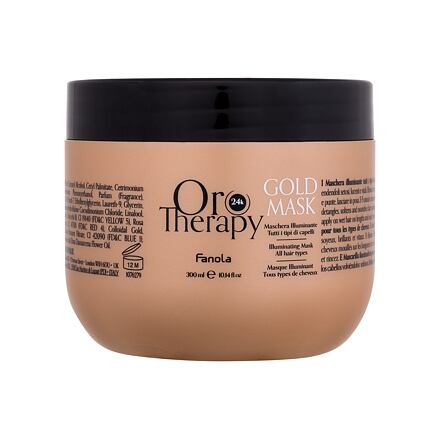 Fanola Oro Therapy 24K Gold Mask vyživující a zjemňující maska na vlasy 300 ml pro ženy