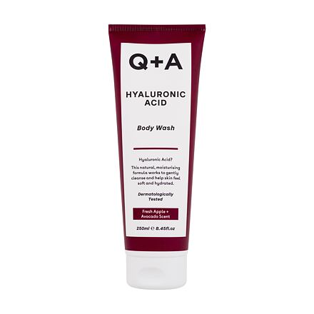 Q+A Hyaluronic Acid Body Wash hydratační a revitalizační sprchový gel 250 ml pro ženy