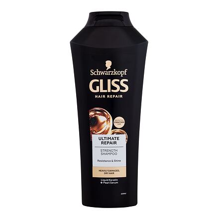 Schwarzkopf Gliss Ultimate Repair Strength Shampoo regenerační šampon pro poškozené a suché vlasy 400 ml pro ženy