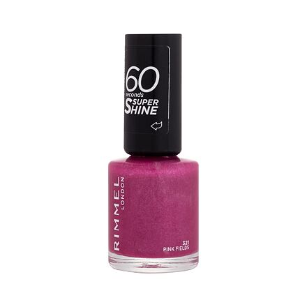Rimmel London 60 Seconds Super Shine lak na nehty 8 ml odstín 321 Pink Fields