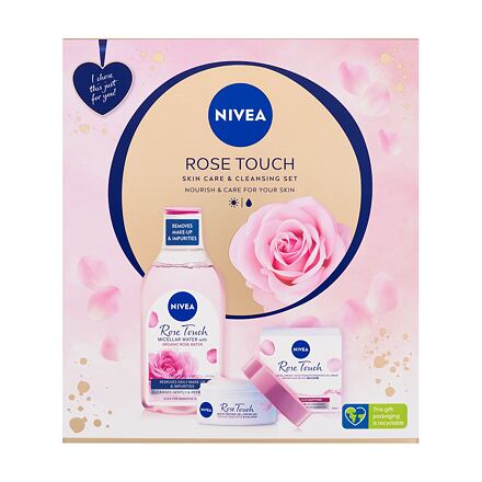 Nivea Rose Touch : micelární voda Rose Touch 400 ml + denní gel-krém Rose Touch 50 ml pro ženy