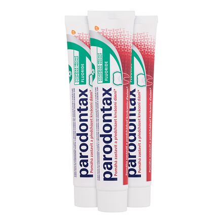 Parodontax Fluoride Trio zubní pasta proti krvácivosti, zánětu dásní a parodontitidě 3x75 ml