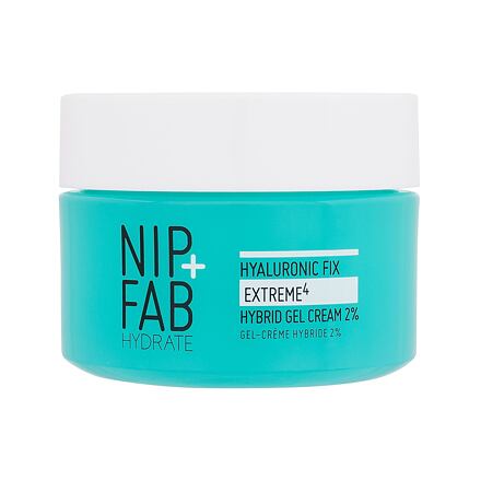 NIP+FAB Hydrate Hyaluronic Fix Extreme⁴ Hybrid Gel Cream 2% hydratační pleťový gelový krém 50 ml pro ženy