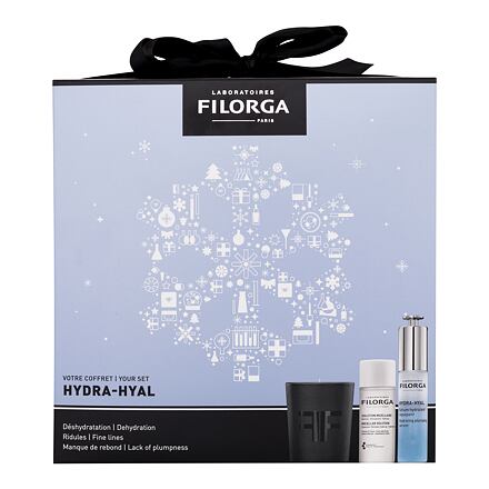 Filorga Hydra-Hyal Hydrating Plumping Serum : pleťové sérum Hydra-Hyal Hydrating Plumping Serum 30 ml + micelární voda Micellar Solution 50 ml + svíčka pro ženy
