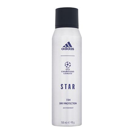 Adidas UEFA Champions League Star 72H deospray antiperspirant 150 ml pro muže