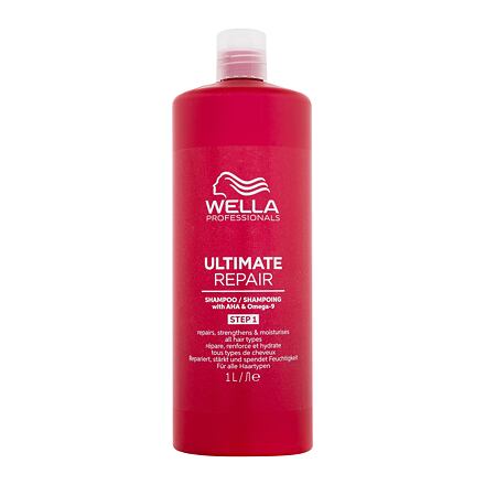 Wella Professionals Ultimate Repair Shampoo šampon pro šetrné mytí poškozených vlasů 1000 ml pro ženy