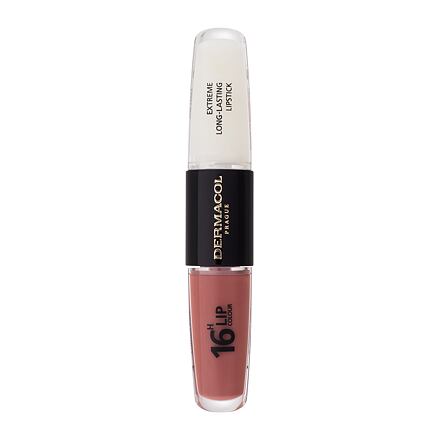 Dermacol 16H Lip Colour Extreme Long-Lasting Lipstick dlouhotrvající rtěnka a lesk na rty 2v1 8 ml odstín 31