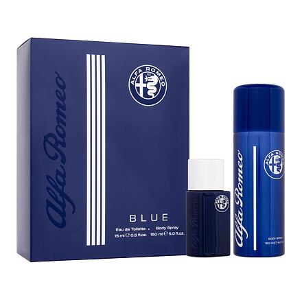 Alfa Romeo Blue : EDT 15 ml + tělový sprej 150 ml pro muže