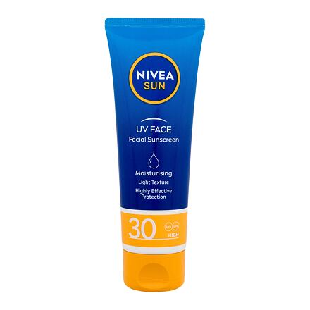 Nivea Sun UV Face SPF30 hydratační opalovací krém na obličej 50 ml pro ženy