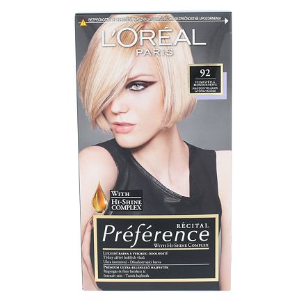 L'Oréal Paris Préférence barva na vlasy 60 ml odstín 92 pro ženy
