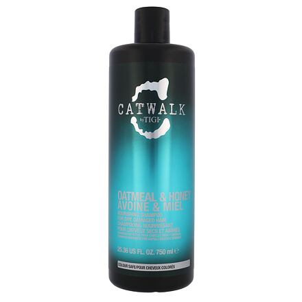 Tigi Catwalk Oatmeal & Honey vyživující šampon pro poškozené vlasy 750 ml pro ženy