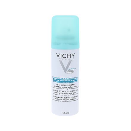Vichy Deodorant No White Marks & Yellow Stains 48h antiperspirant nezanechávající skvrny na oblečení 125 ml unisex
