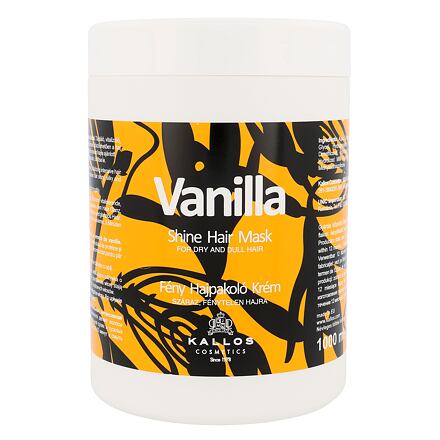 Kallos Cosmetics Vanilla maska pro oživení suchých vlasů 1000 ml pro ženy