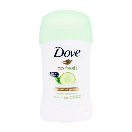 Dove Go Fresh Cucumber & Green Tea 48h antiperspirant bez alkoholu 40 ml pro ženy