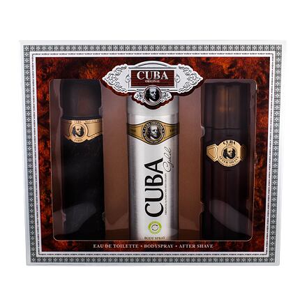 Cuba Gold : EDT 100 ml + voda po holení 100 ml + deodorant 200 ml pro muže