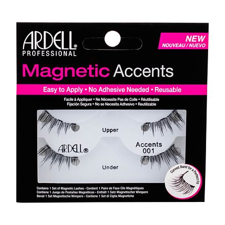 Ardell Magnetic Accents 001 magnetické řasy odstín black