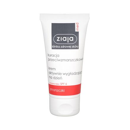 Ziaja Med Anti-Wrinkle Treatment Smoothing Day Cream SPF6 vyhlazující denní krém 50 ml pro ženy