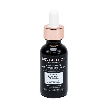 Revolution Skincare Skincare 0,5% Retinol with Rosehip Seed Oil vyživující sérum s retinolem a šípkovým olejem 30 ml pro ženy