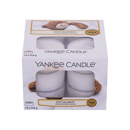 Yankee Candle Soft Blanket 117.6 g vonné čajové svíčky 12 x 9,8 g