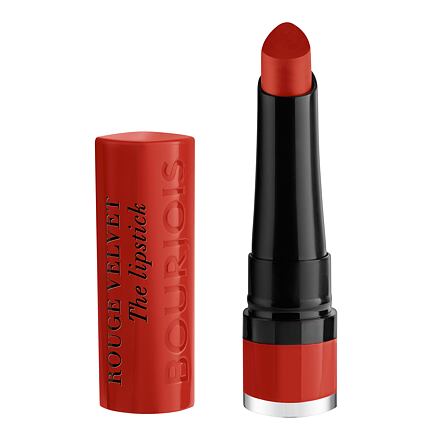 BOURJOIS Paris Rouge Velvet The Lipstick matná rtěnka 2.4 g odstín 21 grande roux