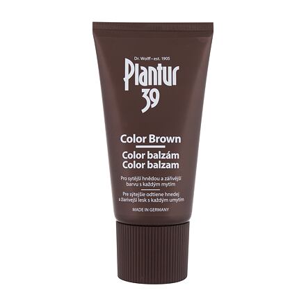 Plantur 39 Phyto-Coffein Color Brown Balm barevný fyto-kofeinový balzám pro hnědé odstíny vlasů 150 ml pro ženy