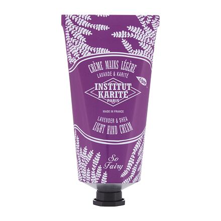 Institut Karité Light Hand Cream Lavender & Shea hydratační krém na ruce 75 ml pro ženy